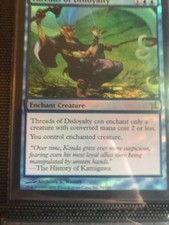 Betrayers of Kamigawa  MTG  Foil  Threads of Disloyalty  Magic