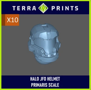 HALO JFO HELMET (10x) compatable with warhammer 40k Primaris / Guard - Picture 1 of 1