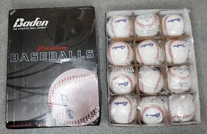 Baden Premium Baseballs (12) One Dozen Model # SAF-5S-01 safety 5 - Picture 1 of 9