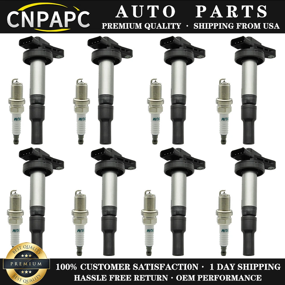 Bobina de encendido y bujía CNPAPC para Jaguar XF XJ8 Land Rover Range Rover LR3 Foto 1 de 4