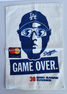 LOS ANGELES DODGERS BASEBALL LEGEND ERIC GAGNE GAME OVER RALLY TOWEL new
