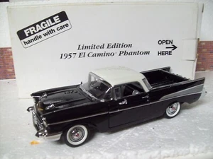 Danbury Mint Ltd. Ed. 1957 Chevrolet El Camino Phantom in Onyx Black. - Picture 1 of 16