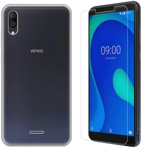 COVER CUSTODIA + PELLICOLA VETRO TEMPERATO PER WIKO Y80 Y 80 TRASPARENTE - Imagen 1 de 24