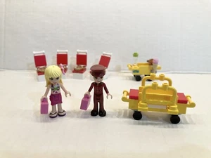 2 Lego Friends Minifigures: Stepanie & Nate (Hotel Boy) from 41101 Grand Hotel - Picture 1 of 6