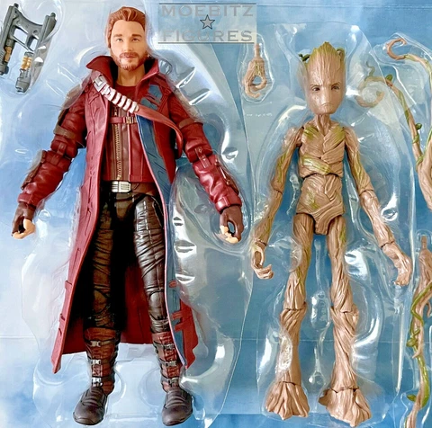 STAR-LORD & GROOT Marvel Legends MCU Guardians of the Galaxy GOTG SHIPS FAST! Cover