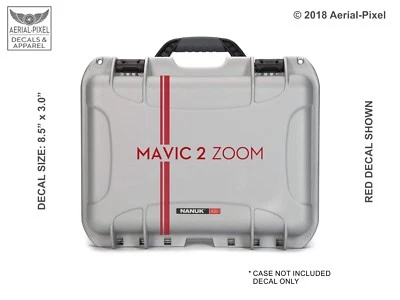DJI Mavic 2 Zoom Drone Case Decal for Nanuk Pelican GoProfessional GPC & More  - Image 1 of 3