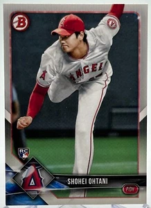 Shohei Ohtani 2018 Bowman Prospects Rookie RC DODGERS HOT - Picture 1 of 2