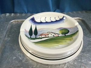 Mancer Italien Bauernhof Szene Keramik Aschenbecher - Bild 1 von 5