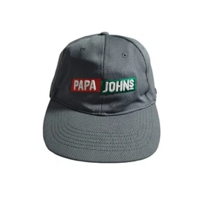 Papa Johns Pizza Mitarbeiter Hut verstellbarer Riemen grau Halloween Kostüm - Bild 1 von 6