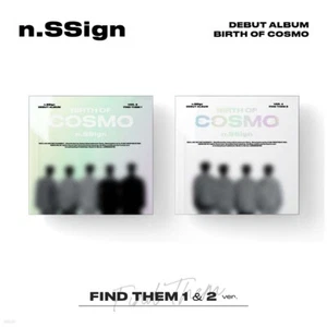 K-POP n.SSign Debut Album [BIRTH OF COSMO] CD+80p P.Book+3p P.Card+F.Poster+Post - Bild 1 von 12