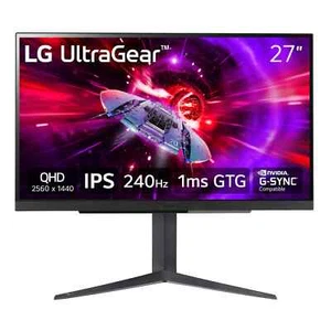 LG - UltraGear 27" QHD 240Hz 1ms NVIDIA G-SYNC Compatible and AMD FreeSync Pr... - Picture 1 of 6
