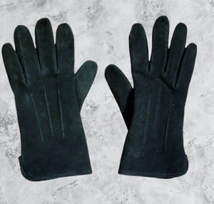 Guantes de cuero Wilsons negros de gamuza forrados aislantes para mujer talla L RN# 69426 - Imagen 1 de 3