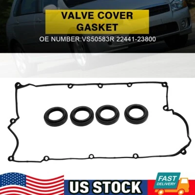 Valve Cover Gasket Set For 2004-2009 Kia Spectra 2005-10 Sportage 2.0L L4 1975cc - Image 1 of 4