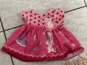 Puppen Kleidung Kleid für 43cm große Puppe Chou Chou Baby Born Zapf Creation TOP - Bild 1 von 1