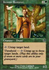 Krosan Restorer Torment 1x - Lightly Played, English MTG Magic