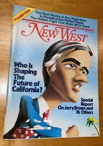 New West Magazine, April 26, 1976, Premier Issue, Jerry Brown, California, Pasta - Picture 1 of 3