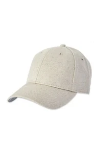 Time & Tru Women’s Linen Canvas Baseball Cap Cotton Hat • Papyrus Beige - Picture 1 of 4