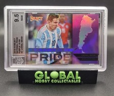 💥 Lionel Messi 2015 Panini Select National Pride PURPLE Prizm /99 - GRADED 9.5