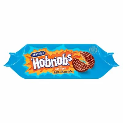 McVities Hobnobs Milk Chocolate 262g - Pack of 2 - Image 1 of 2