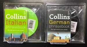 NEW - COLLINS ITALIAN + GERMAN Language PHRASEBOOK & CD PACK By Collins - Picture 1 of 2