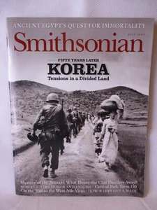 Smithsonian Magazine July 2003 Korean War 50 Years Later, Anasazi, Central Park - Picture 1 of 4