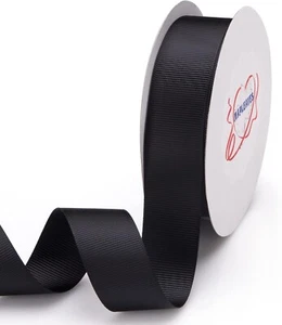 Polyester Solid Grosgrain Ribbon Spool 1 Inch x 25 Yards, Great for Sewing, Gift - Picture 1 of 7