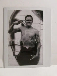 VINTAGE FOUND PHOTOGRAPH ART PHOTO POLAROID EAST LA CHOLO TATTOO MAN MEXICAN PIC - Picture 1 of 4