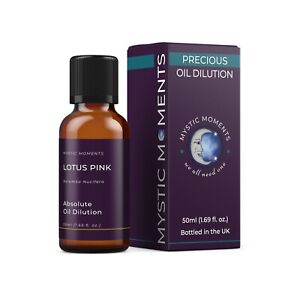 Mystic Moments Lotus Pink Absolute Precious Oil Dilution - 50ml 3% Jojoba Blend