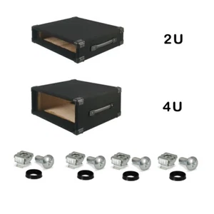 Gabinete de almacenamiento universal de 19" para almacenamiento de escenario de madera 2U 4U con fijaciones - Imagen 1 de 8