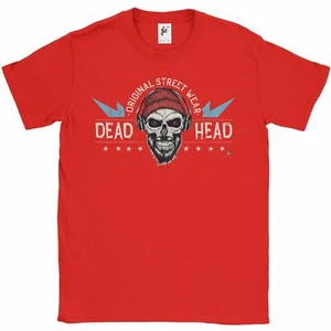 Camiseta original Streetwear cabeza muerta calavera con auriculares para hombre - Imagen 1 de 10