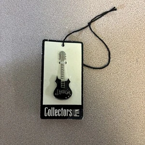 2013 Jerry Garcia Guitar Collector's Pin Black 1.75" Clutch Post Backer - Picture 1 of 3