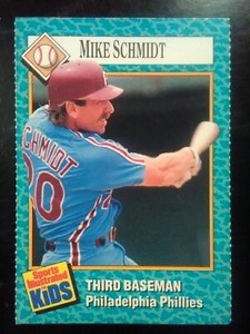 1989 Mike Schmidt Sports Illustrated for Kids Card #90 Philadelphia Phillies