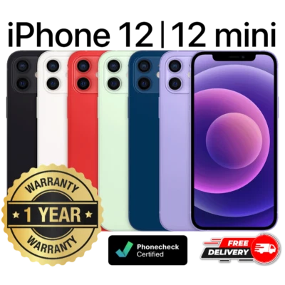 Apple iPhone 12 | 12 mini - 64GB 128GB 256GB - Unlocked AT&T T-Mobile Verizon - Image 1 of 4