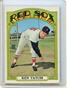 1972 Topps Ken Tatum Boston Red Sox #772 HI ⭐️💥🎯 VG - Picture 1 of 2
