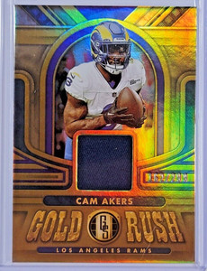 2023 Gold Standard Cam Akers Gold Rush /299 Patch Los Angeles Rams #CR-CA