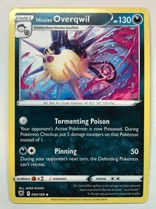 Pokemon Resplandor Astral Hisuian Overqwil 90/189 casi nuevo/m - Imagen 1 de 1