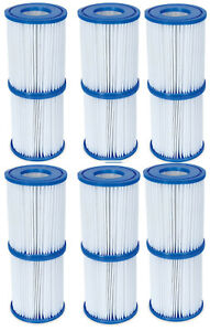 12 Pack Flowclear Size II Filter for Bestway 530/800 gal/h Filter Pump BW58094
