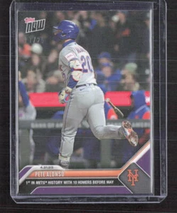 2023 Topps Now #164 Pete Alonso viola 17/25 - Foto 1 di 2