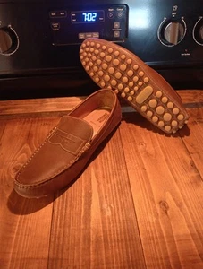 Johnston & Murphy Herren Athen Penny Halbschuhe Brandneu Braun Größe 10,5 M - Bild 1 von 7