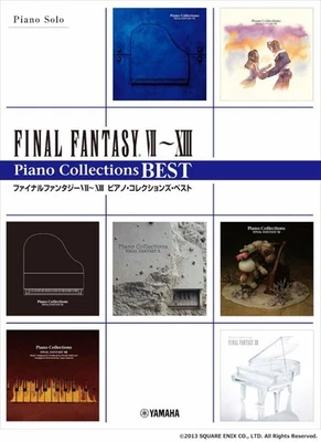 Final Fantasy VII-XIII Piano Solo Collection Best Sheet Music Score Book F/S NEW - Image 1 of 3