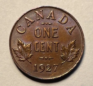 Canada 1927 One Cent. Nice condition. - Picture 1 of 2