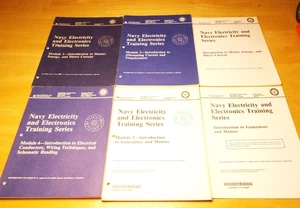 Serie de Entrenamiento de Electricidad y Electrónica 1988 Marina de los Estados Unidos Módulo 1, 2, 4, 5 - Imagen 1 de 8