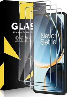 3-Pack Premium Clear Tempered Glass Screen Protector For OnePlus Nord N30 5G - Image 1 of 4