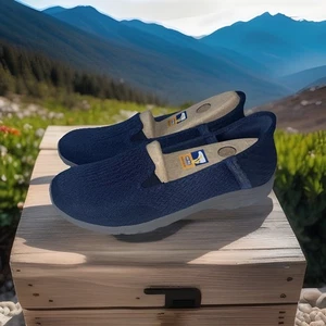 Brand New Slip OnSkechers Slip-In Women’s Navy Blue Shoes Reggae Fest 2.0 Size 9 - Picture 1 of 24