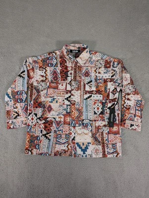 Куртка мужская Civil Regime XS гобелен сплетенный ацтекский принт уличная одежда полиуретан - Изображение 1 из 4