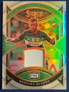 Parche de muestras Geovany Quenda 2024-25 Panini Select FIFA Select plateado RC #SW-GQ - Imagen 1 de 2