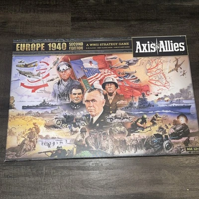 AXIS & ALLIES Europe 1940 Board Game 2nd Ed WWII UNPUNCHED War Strategy Avalon - Image 1 of 4