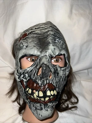 California Costume Collections Inc. Zombie Skeleton Bloody Horror Face Mask Fest - Image 1 of 4