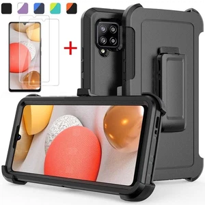 Funda Antigolpes para Samsung Galaxy A42 A32 A12 + Clip para Cinturón + Vidrio Templado - Imagen 1 de 22