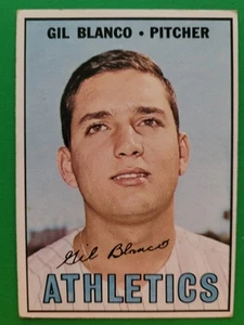 1967 Topps GIL BLANCO #303 K.C. Athletics EX Clean & Smooth, Light Wear Only - Picture 1 of 3
